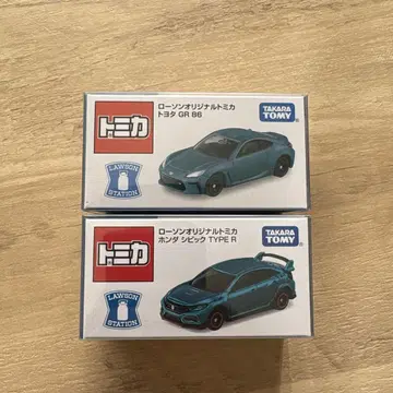GR86 시빅 TYPE R 로손 토미카 2대 세트