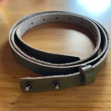 atelier naruse 기보시 롱 벨트 olive 올리브