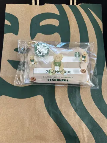 gelato pique 멀티 케이스 스타벅스 카드 모카 베이지