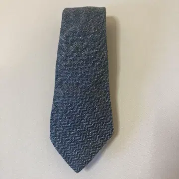 SHIPS 헤링본 넥타이 다크 그레이