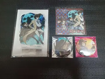 문호 스트레이독스 콜라보 카페 본점 나카하라 츄야 캔뱃지 특전 코스터