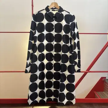marimekko 마리메꼬 셔츠 원피스 도트