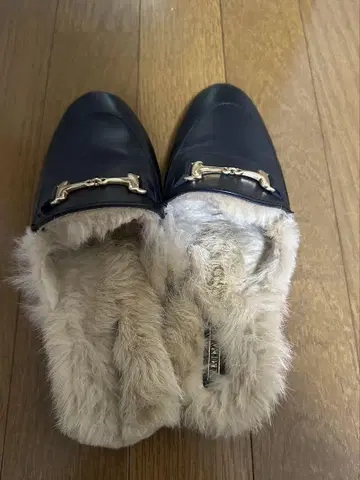 caminand 비트 로퍼 슬리퍼 블랙 35