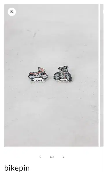 bikepin NOsWEA 바이크 핀 배지 2세트