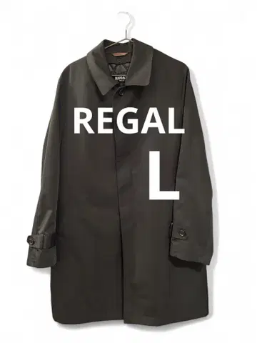 REGAL 블랙 트렌치코트