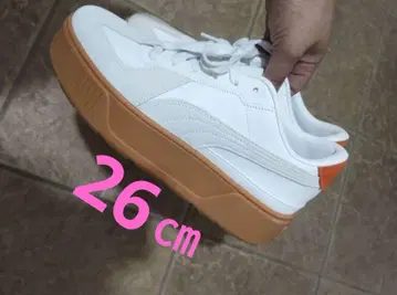 PUMA 카르멘 티투 26cm 새상품급 Snow Man 스노우맨