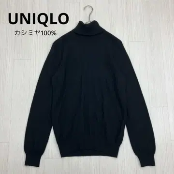 UNIQLO 유니클로 캐시미어 터틀넥 스웨터 블랙 M