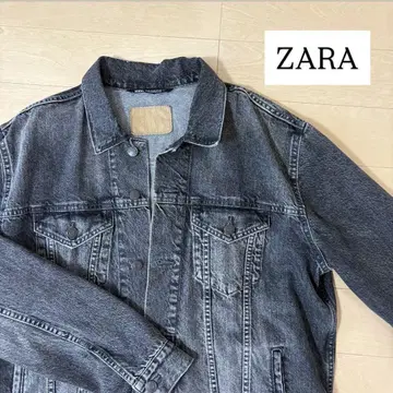 ZARA 다크 그레이 데님 자켓