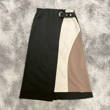 [ GALLARDAGALANTE ] 개럴개런트 패널 스커트 롱 F