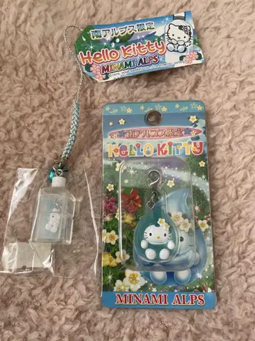 레어! 귀여운! Hello Kitty 미나미알프스 스트랩과 지퍼 마스코트