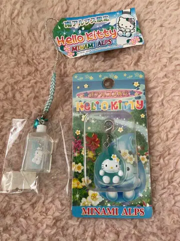 레어! 귀여운! Hello Kitty 미나미알프스 스트랩과 지퍼 마스코트