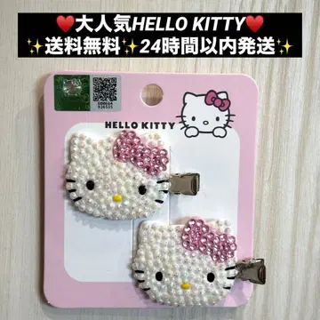 [ HELLO KITTY ] 헤어핀 헤어 클립 헬로키티