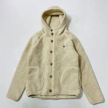 Gymphlex 호두 단추 후드 부착 보아 자켓 12