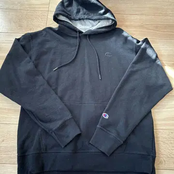 Champion 블랙 후디 L 사이즈