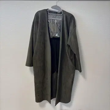 DouDou 노카라 롱 코트