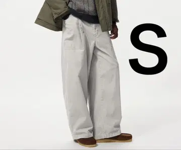 유니클로 x JW ANDERSON 코듀로이 워크 팬츠 그레이 S