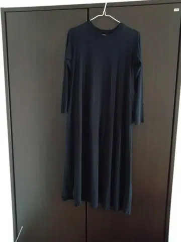 ANTIQUA 블랙 롱 원피스 F 사이즈