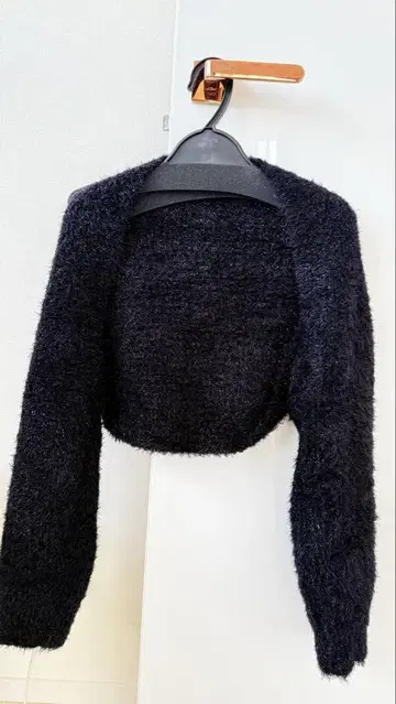 프레이 아이디 블랙 프린지 볼레로 가디건 긴팔