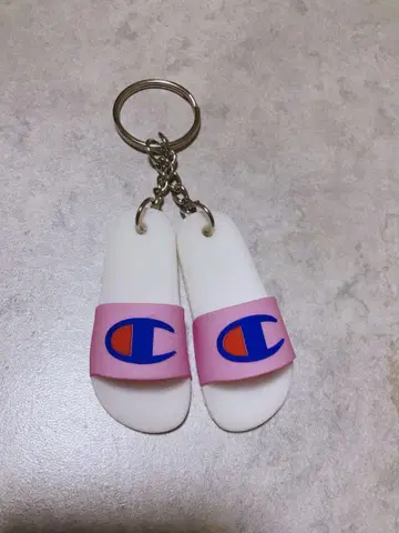 챔피온 Champion 샌들 슬라이드형 키링 핑크