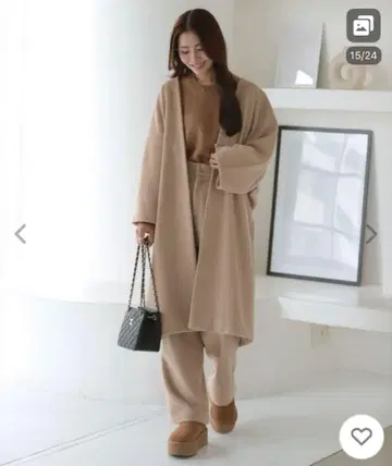 manaodays 콜라보 울 코쿤 롱 코트 M