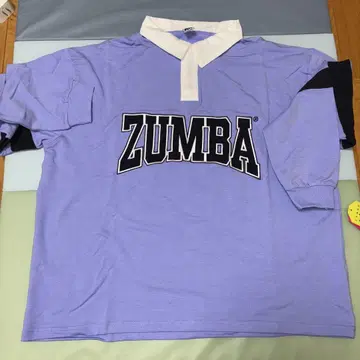 ZUMBA 연보라 피케 셔츠 XL 미사용품