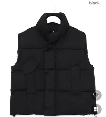 nugu kanunu 블랙 다운 베스트 지퍼 포함