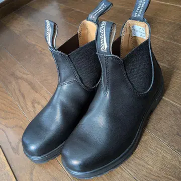Blundstone 블랙 사이드 고어 부츠