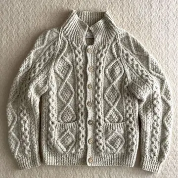 Athena Designs 아테나 디자인 아란 가디건 베이지