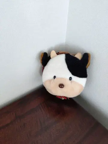 쇼와 레트로 팬시 소 얼굴 봉제 인형