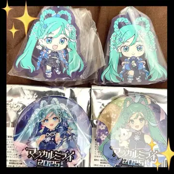 하츠네 미쿠 매지컬 미라이 2025 캔뱃지 러버 스트랩