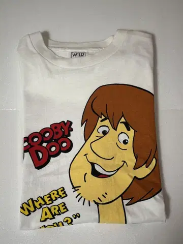 90s SCOOBY-DO USA XL 화이트 스쿠비두 티셔츠