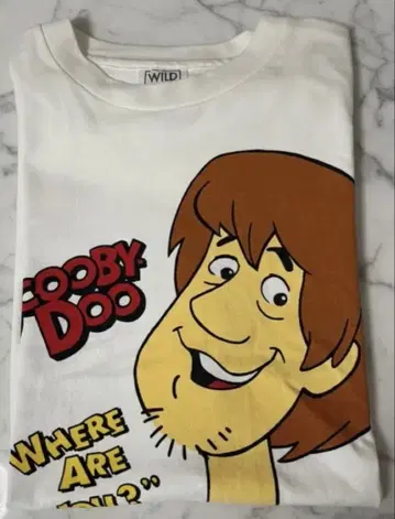 90s SCOOBY-DO USA XL 화이트 스쿠비두 티셔츠