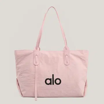 alo 핑크 토트백