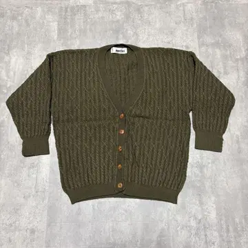 90s cactus 이탈리아제 빈티지 니트 가디건 뜨개질