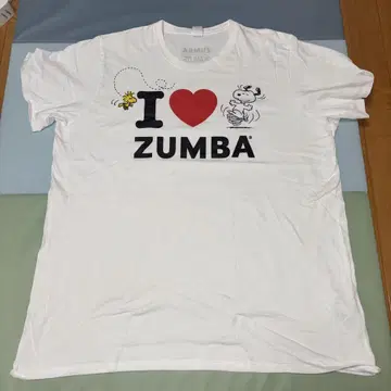 I LOVE ZUMBA 티셔츠 스누피 콜라보 XL/XXL