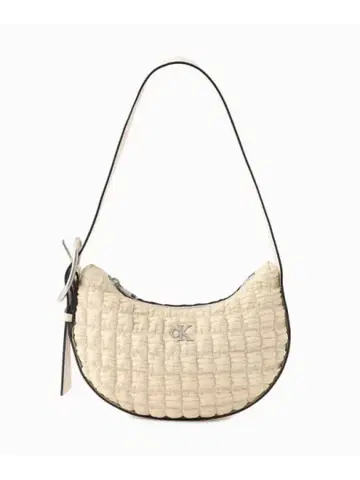 CALVIN KLEIN CRESCENT BUCKLE SHOULDERBAG