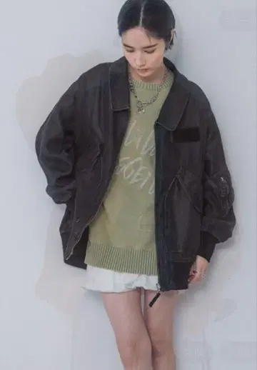 JEANASIS 리버서블 플라이트 자켓