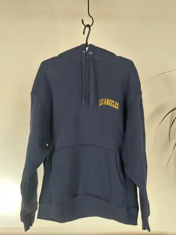 Champion 네이비 후드티 L.A. 로고