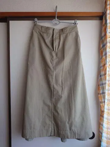 Dickies 베이지 롱 스커트
