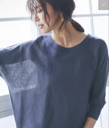 RIVE DROITE 리브 드와 스트로우얀 돌먼 니트