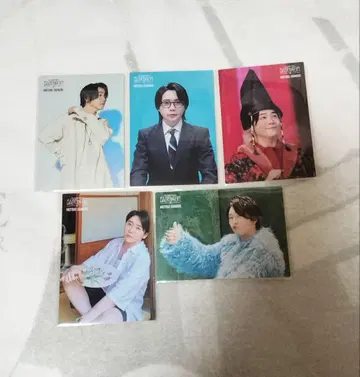 미세스 그린애플 바벨탑 포토 카드 오오모리 모토키 5장 미세스