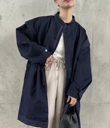 selnct moca 롱 기장 데님 자켓
