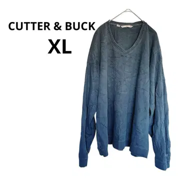 선착순 CUTTER & BUCK [ XL ] V넥 긴팔 트레이닝복