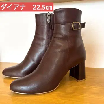 [ 3회 착용 새상품급 ] 다이애나 레드 브라운 부츠 22.5cm