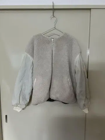 쥬에티 jouetie 아이보리 보아 자켓 보아 아우터 M