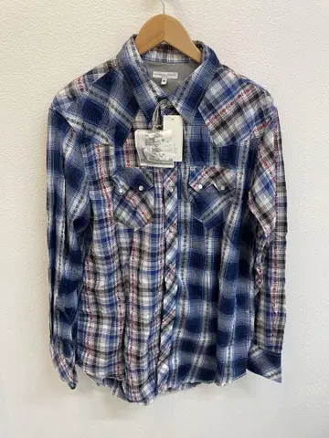 ENGINEERED GARMENTS 체크 무늬 웨스턴 셔츠 M