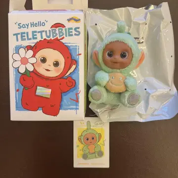 텔레토비즈 딥시 SayHello 봉제 인형 펜던트 popmart