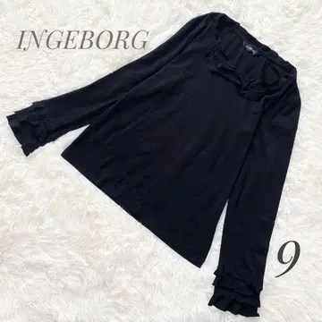 [ INGEBORG ] 프릴 긴팔 블라우스 일본제 ap1460