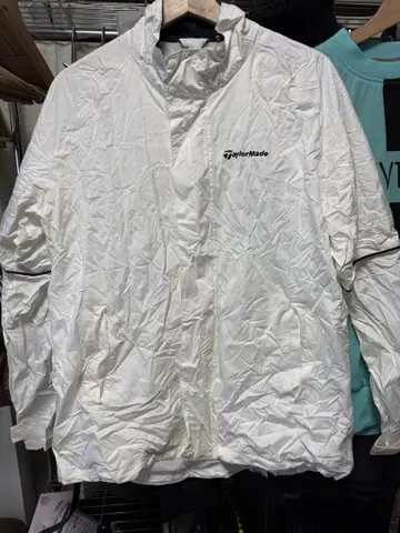 TaylorMade 남성용 우비 L 화이트