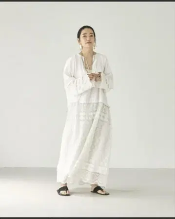 [새상품급] todayful 처치 레이스 드레스 38